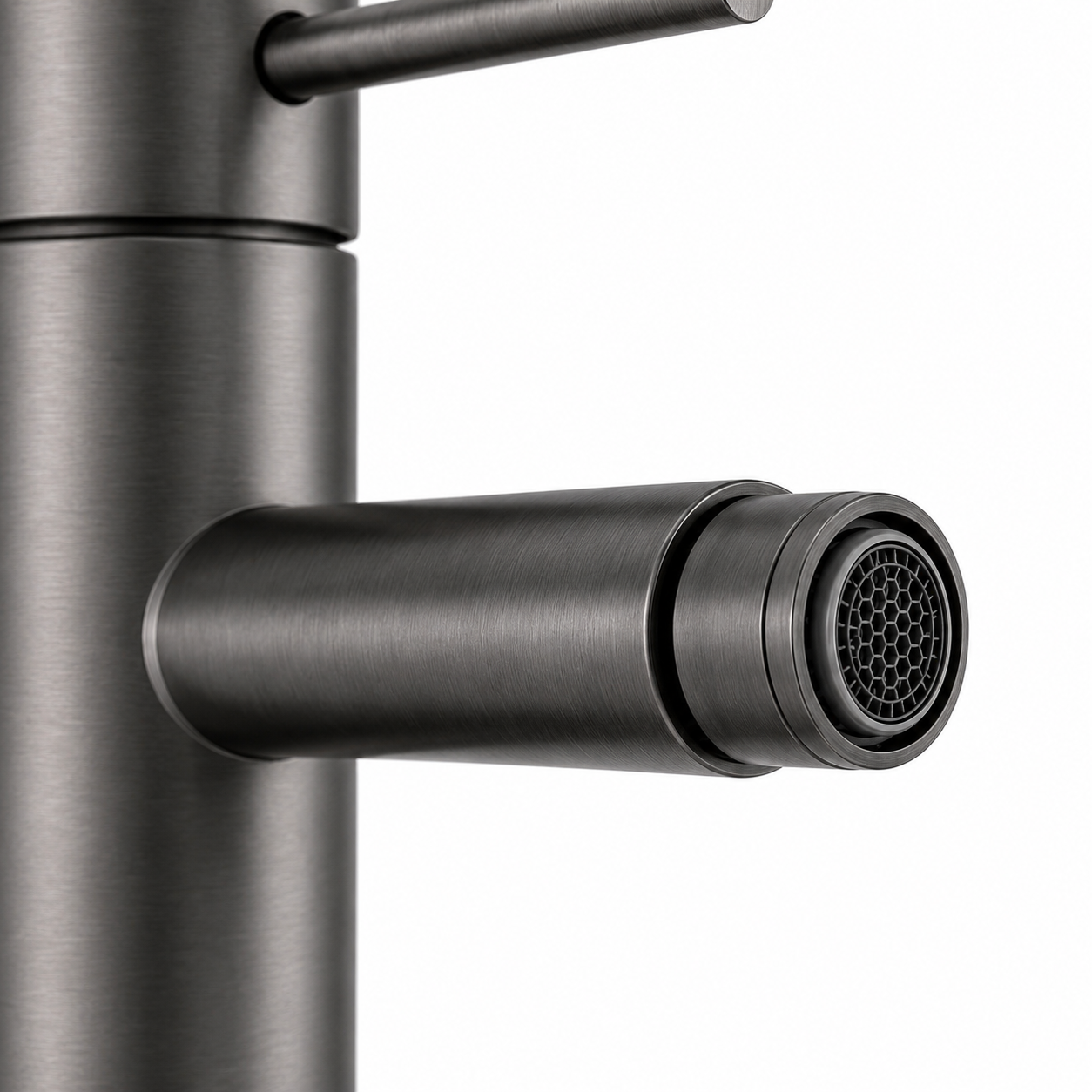 Bateria bidetowa gun metal mosiężna AquaElegance