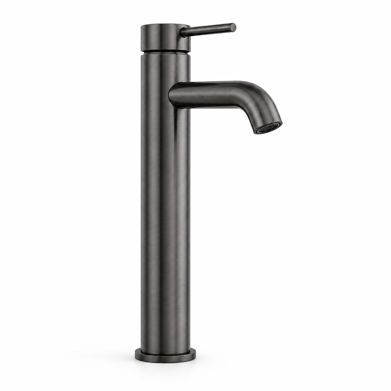 Bateria umywalkowa wysoka gun metal mosiężna AquaElegance