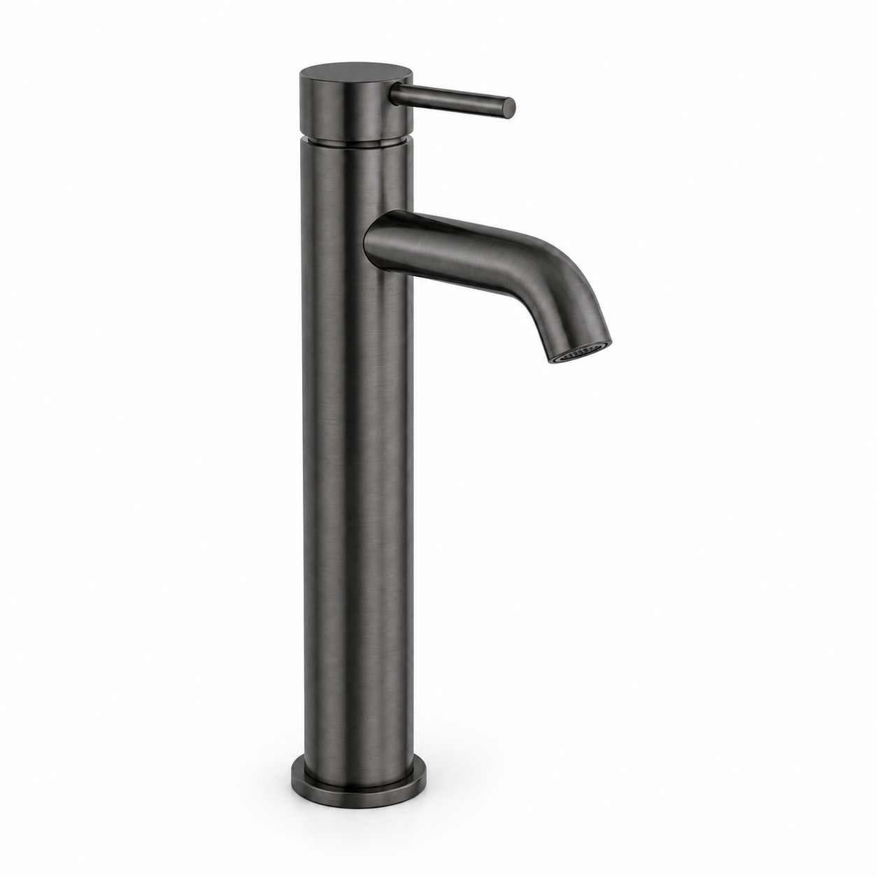 Bateria umywalkowa wysoka gun metal mosiężna AquaElegance