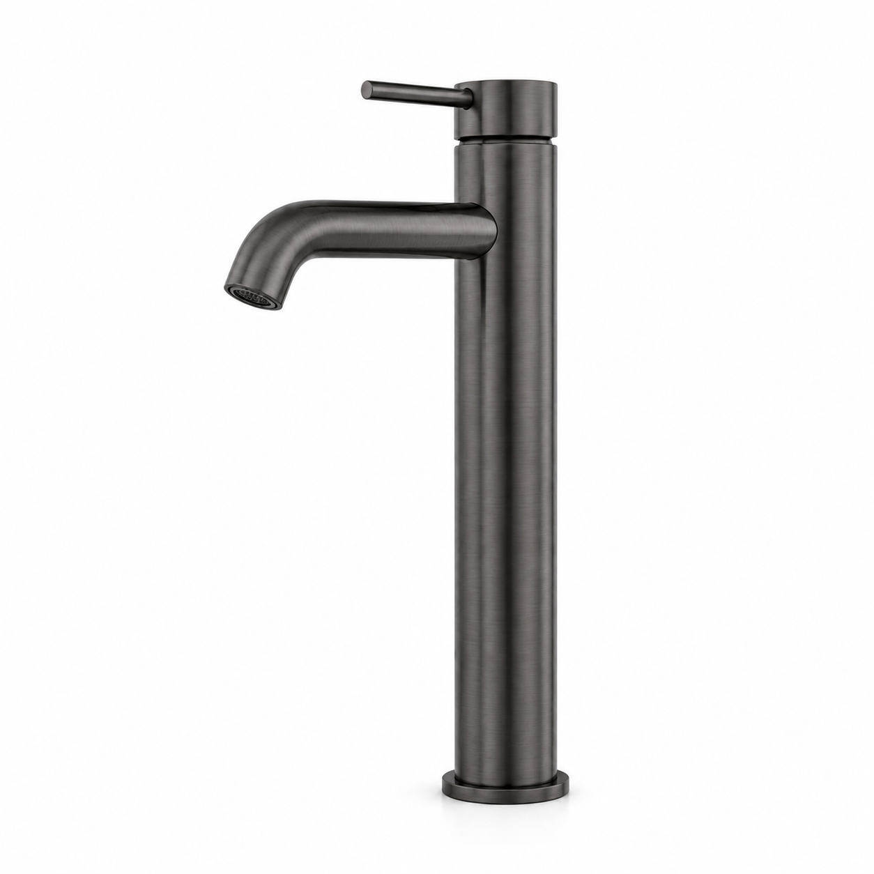 Bateria umywalkowa wysoka gun metal mosiężna AquaElegance