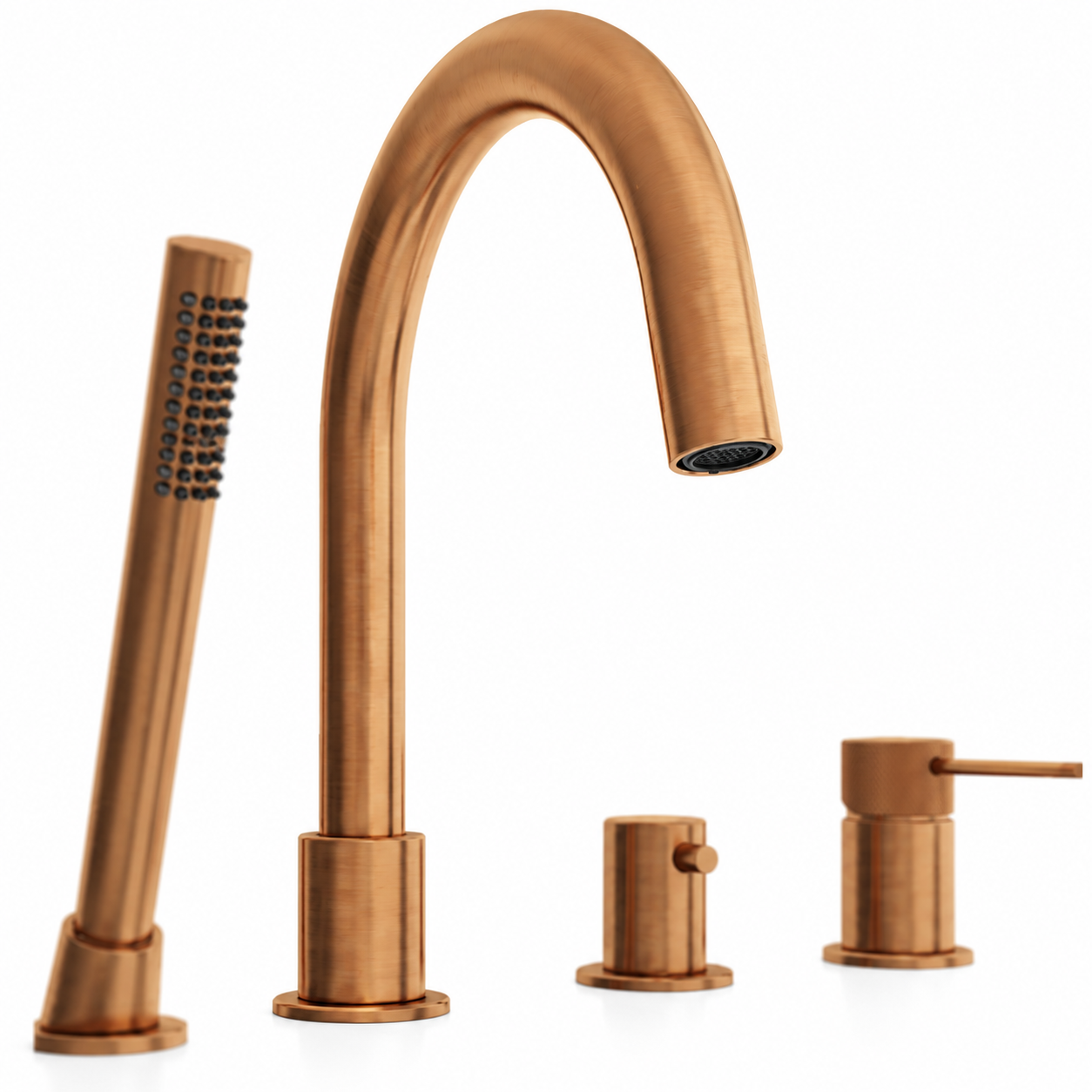 Bateria wannowa 4-otworowa miedziana mosiężna AquaElegance