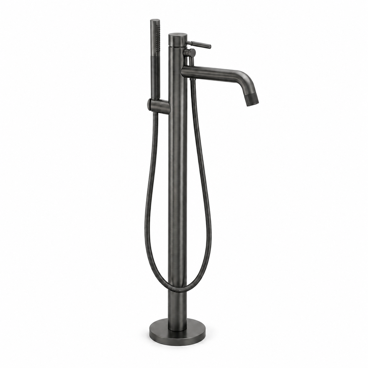 Bateria wannowa wolnostojąca gun metal mosiężna AquaElegance